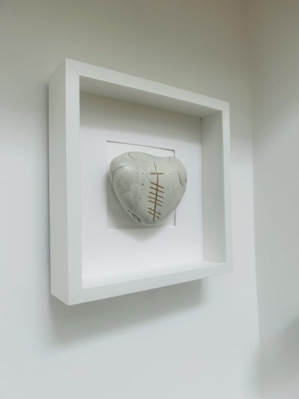 Gra (Love) Ogham Stone - Framed - Image 3