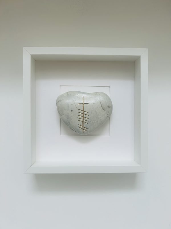 Gra (Love) Ogham Stone - Framed - Image 5