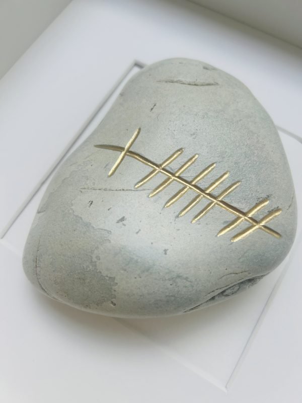 Gra (Love) Ogham Stone - Framed - Image 4